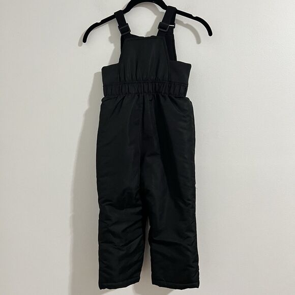 Swiss Tech Snow Suit Toddler 4T Black Ski Bibs Pants Overalls Insulated Outdoor - Picture 2 of 5